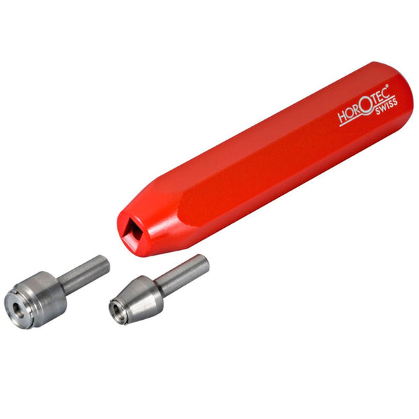 HOROTEC 03.657 PRESS FOR REMOVING PRESS-IN PUSHERS / CROWN TUBES, WITH 7 STAKES HOROTEC 03.657 PRESS FOR REMOVING PRESS-IN PUSHERS / CROWN TUBES, WITH 7 STAKES