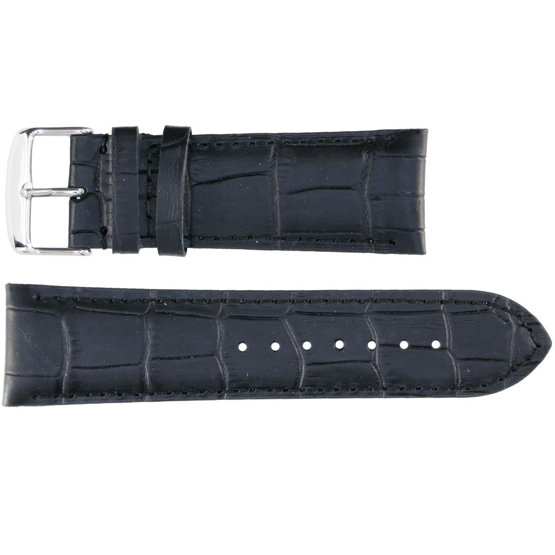 Banda No. 109 Alligator Grain Fine Leather Straps (24mm~34mm)