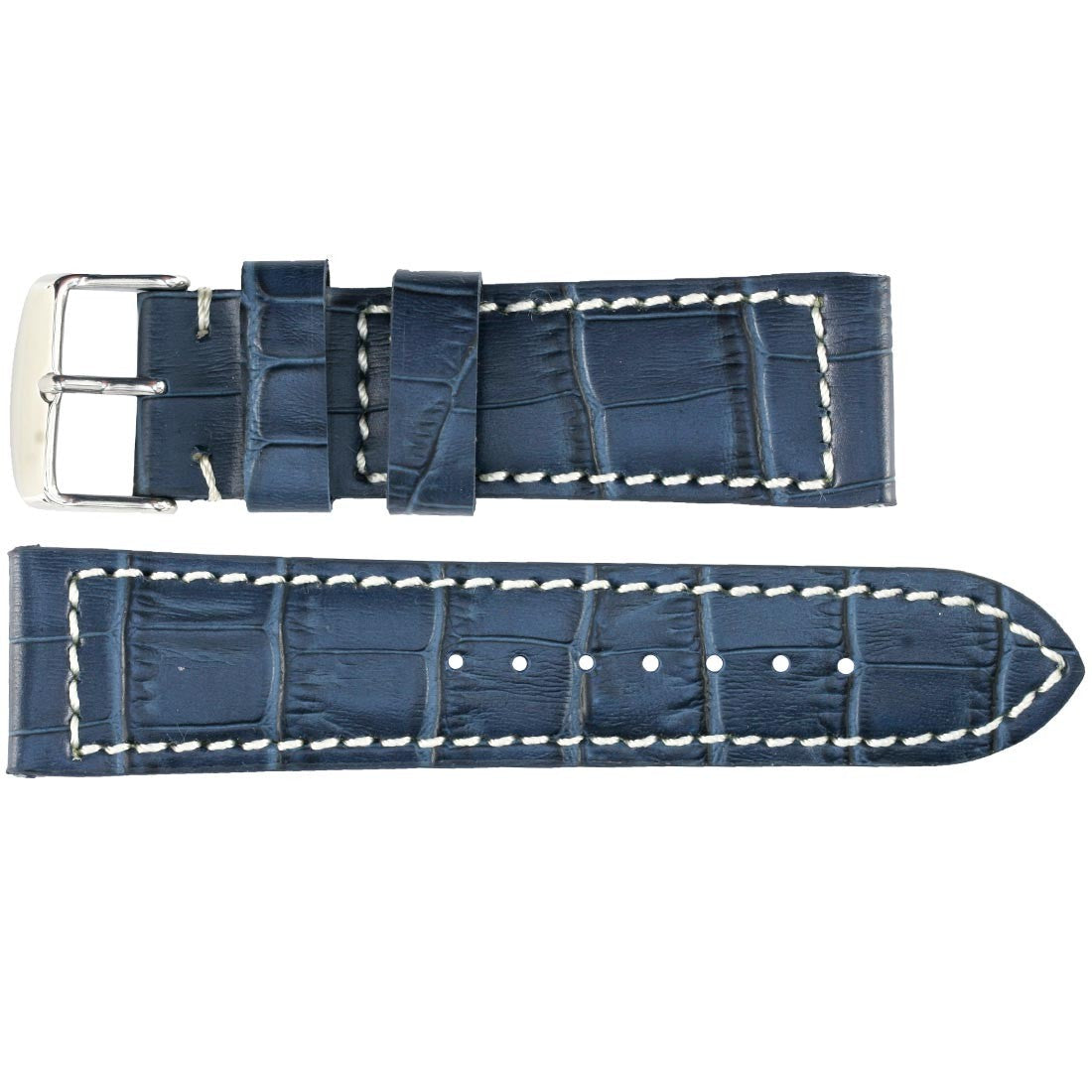 Banda No. 117 Alligator Grain Fine Leather Straps (18mm~30mm)