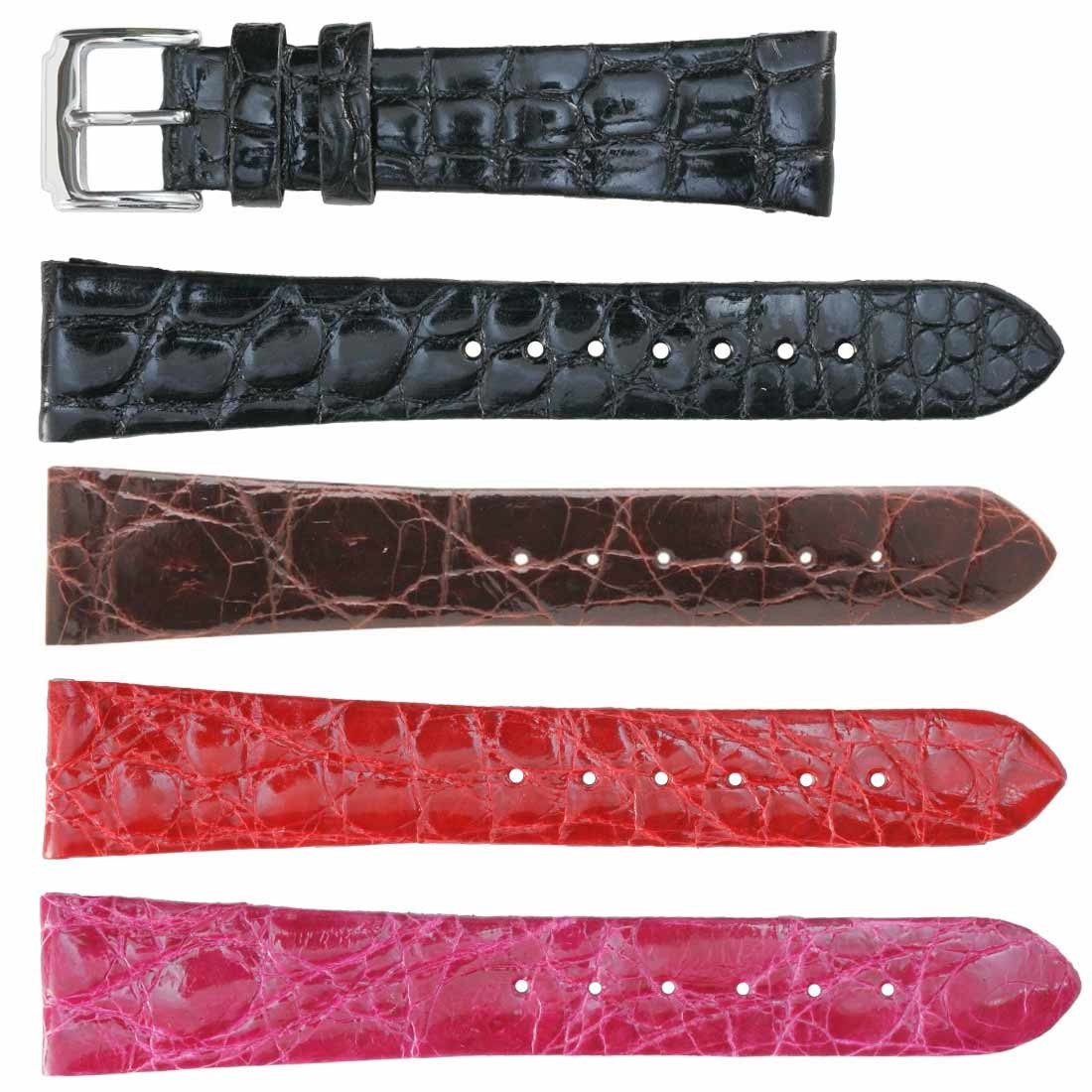 Banda No. 601 Genuine Crocodile Fine Leather Straps (12mm~20mm)