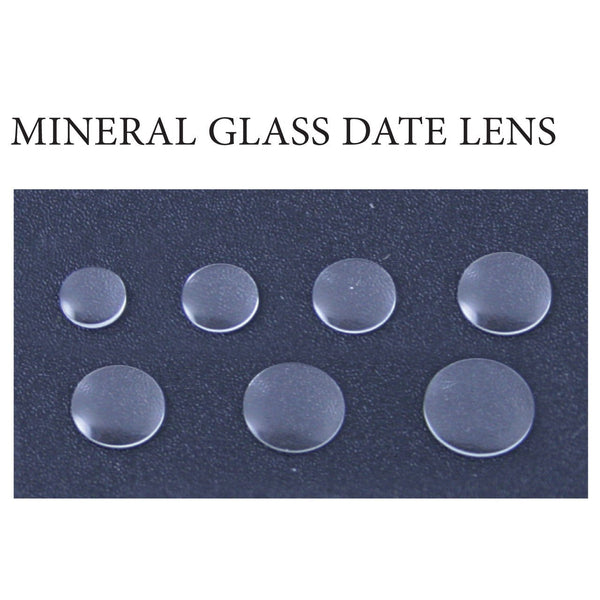 Mineral Glass Round Date Lens