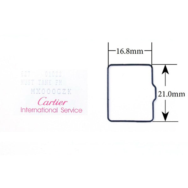 Original Cartier Case Back & Crystal Gasket, MX000GZK
