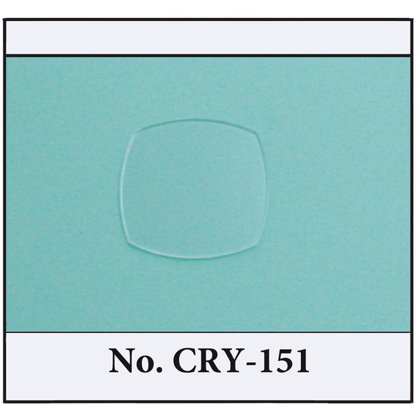 Generic Mineral Glass Crystals to fit Cartier (Size: 19.5mm x 19.5mm x 0.8mm)