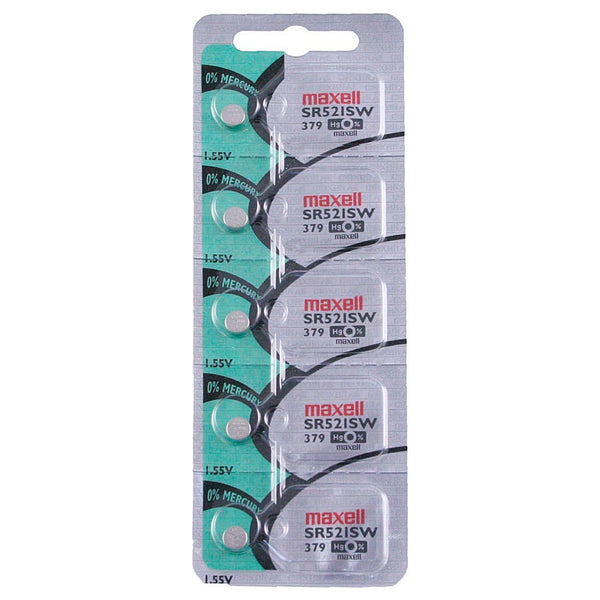 379-5 Maxell Watch Battery (SR521SW)