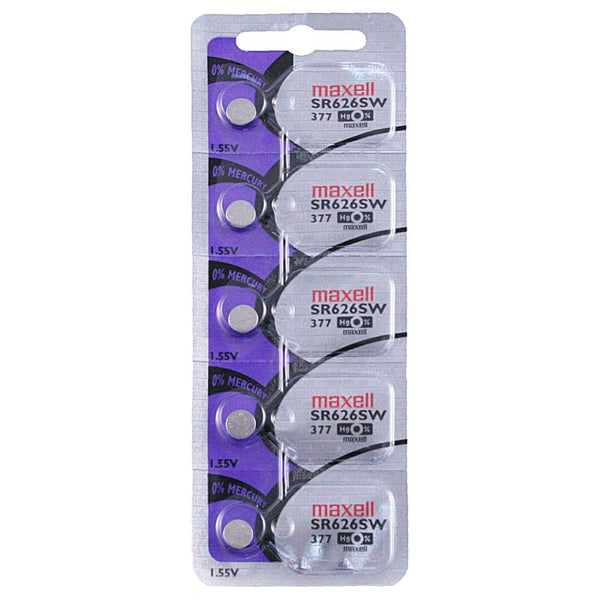 377 Maxell Watch Battery (SR626SW)