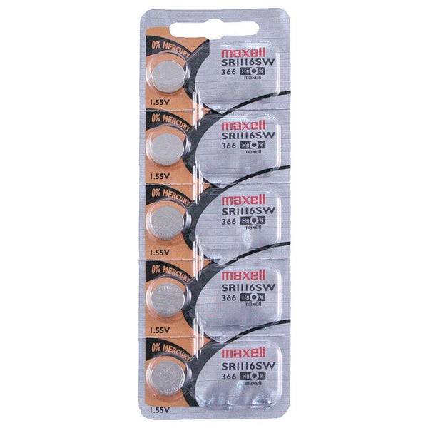 366 Maxell Watch Battery (SR1116SW)