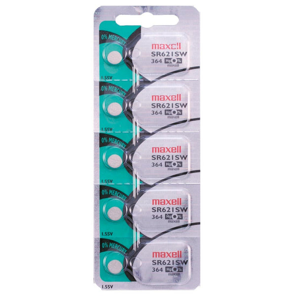 364 Maxell Watch Battery (SR621SW)