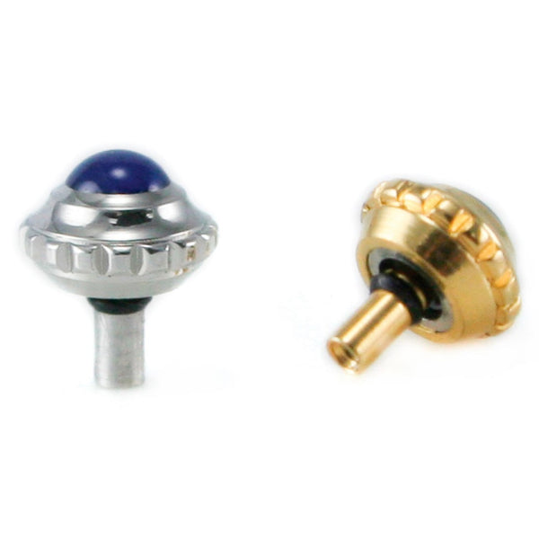 Replacement Crown for Cartier 4.45mm with Blue Stone