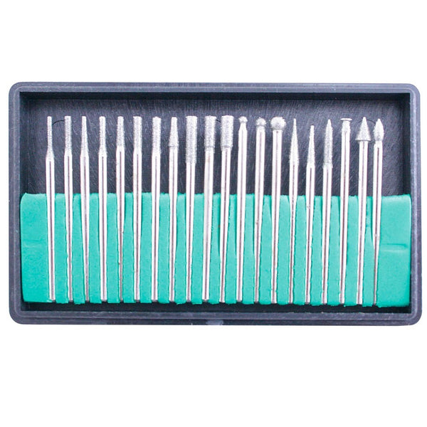 BR-952, Diamond Coated Burs Set of 20 Burs