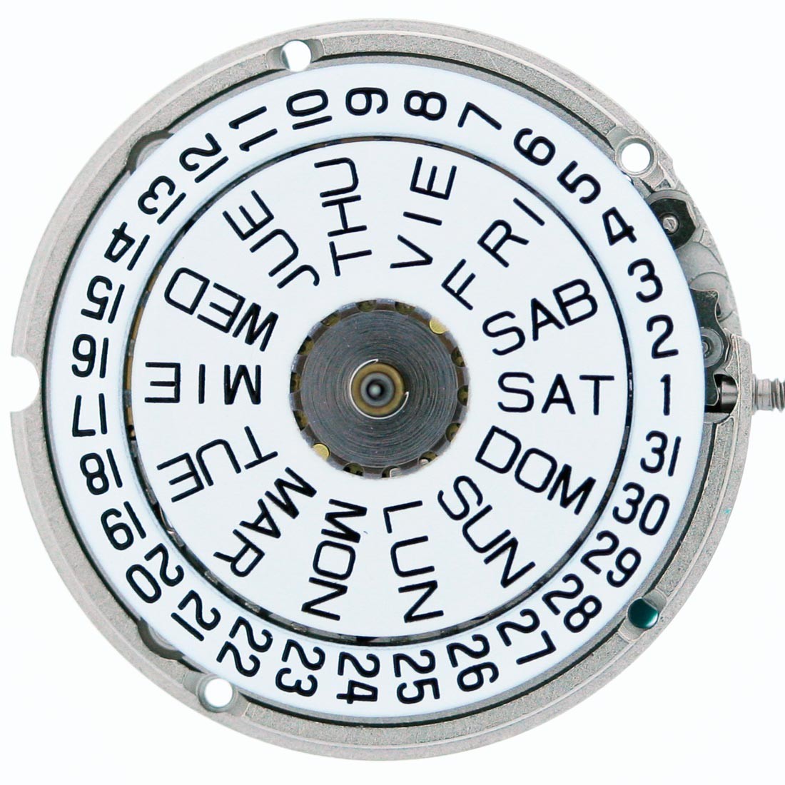 ETA 956.124 3 Hands Swiss Parts Movement Ht. 4.40MM