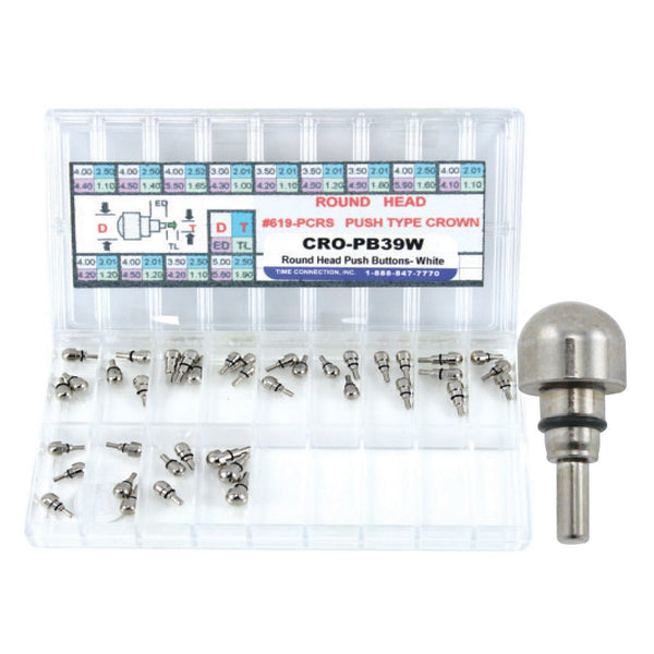 Watch Parts: Crowns and Pushers at Time Connection II Inc. – Time ...