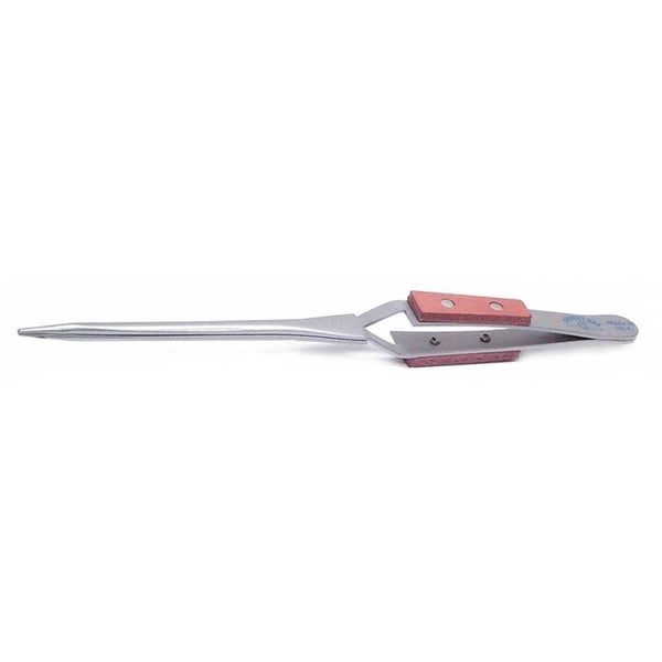 Cross-Locking Tweezers with Serrated Tips