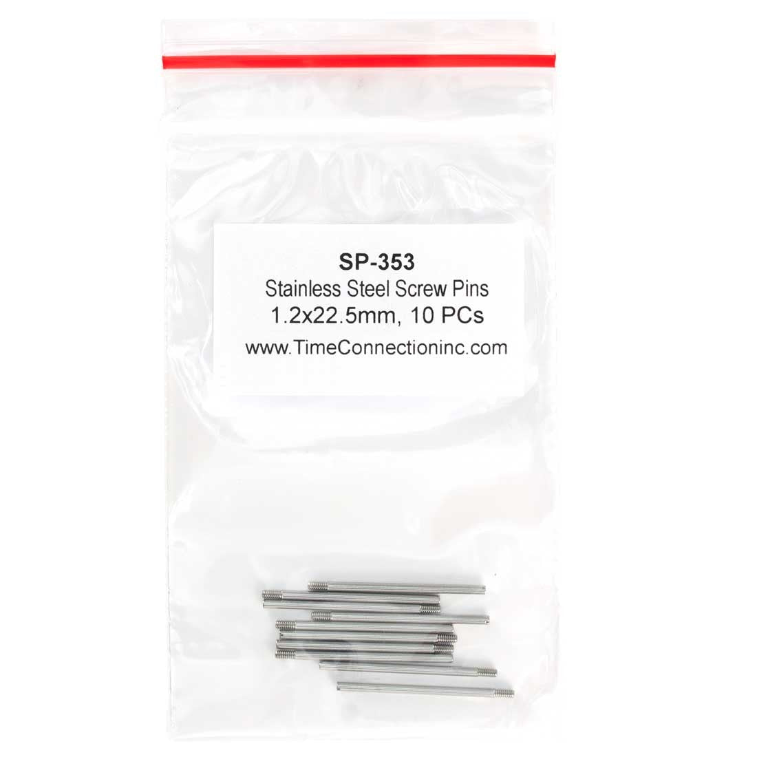 Stainless Steel Screw Pins (Packs of 10) – Time Connection II, Inc