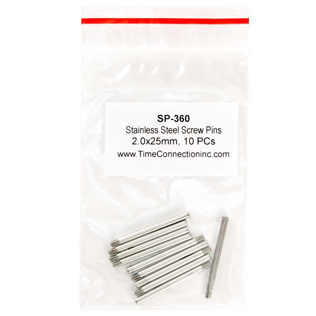 Stainless Steel Screw Pins (Packs of 10)