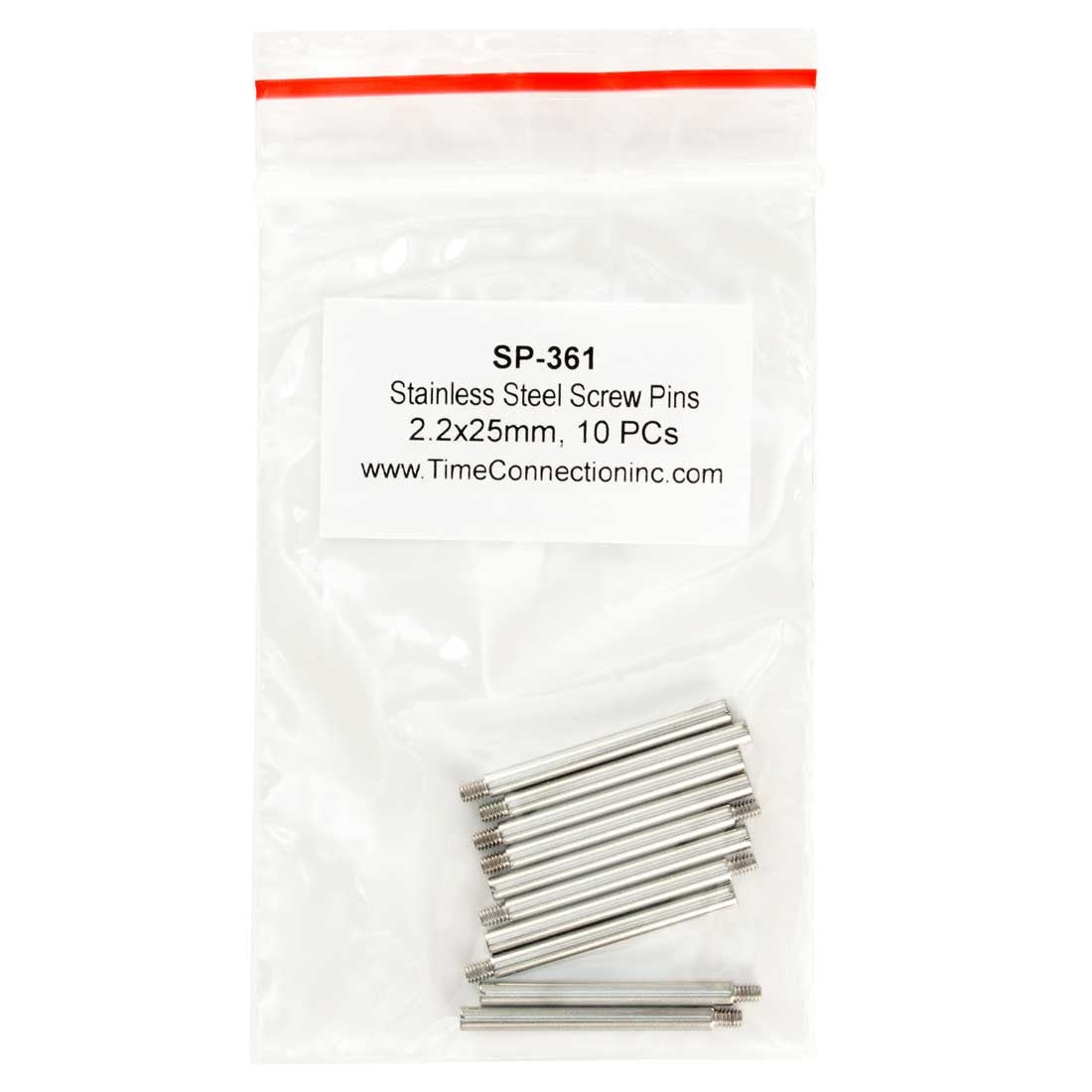 Stainless Steel Screw Pins (Packs of 10)