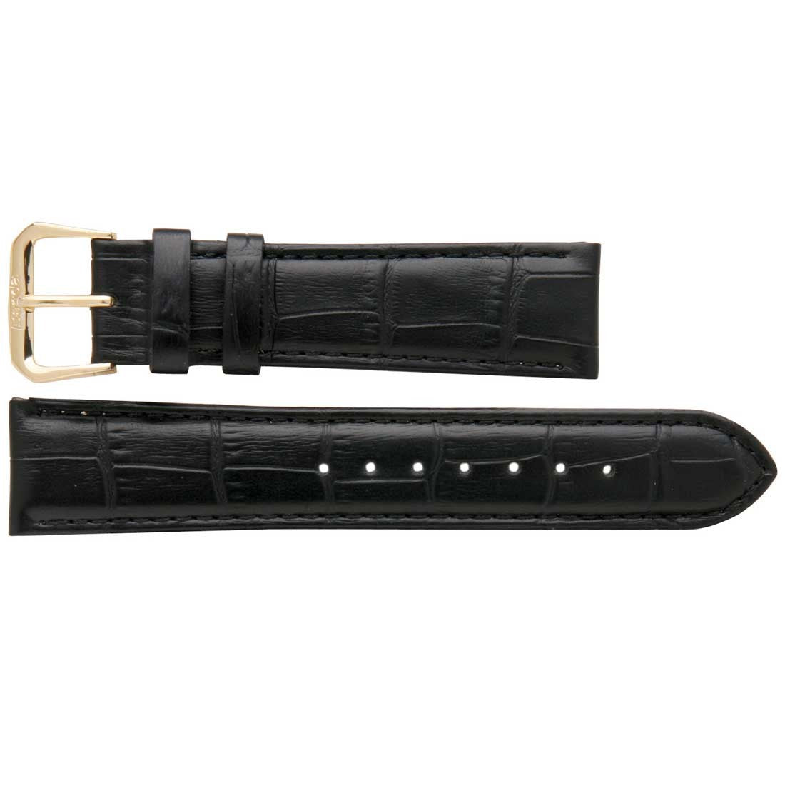 Banda No.103 Long Alligator Grain Fine Leather Straps (10mm~24mm)