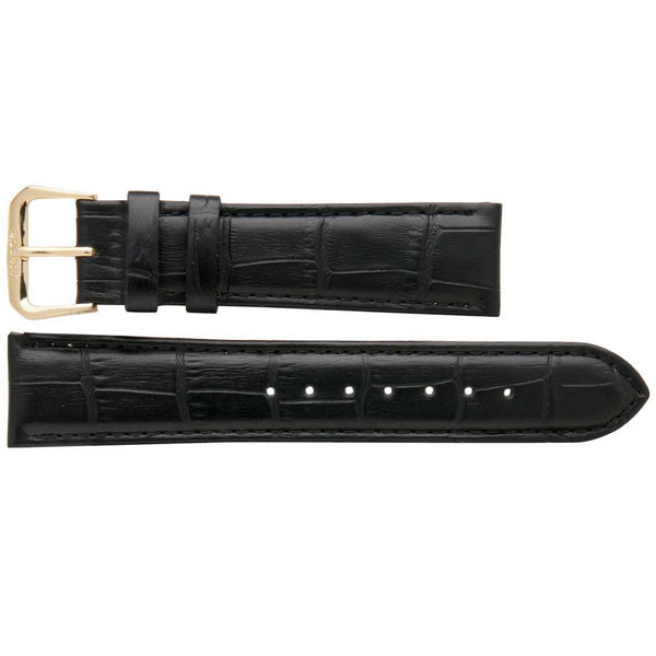 Band No. 103 Extra Long Alligator Grain Fine Leather Straps (12mm~24mm)