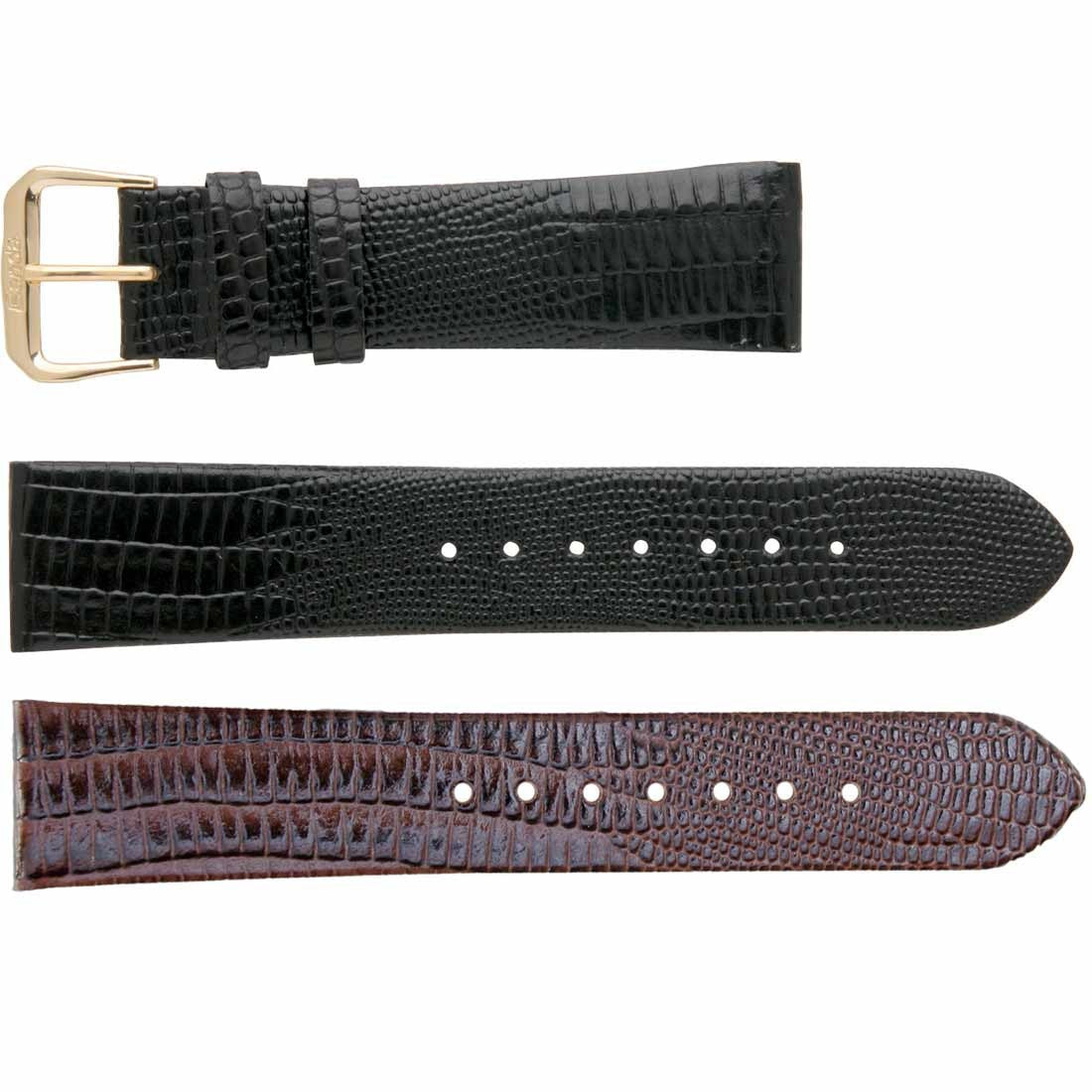 Banda No. 130 Lizard Grain Fine Leather Straps (12mm~20mm)