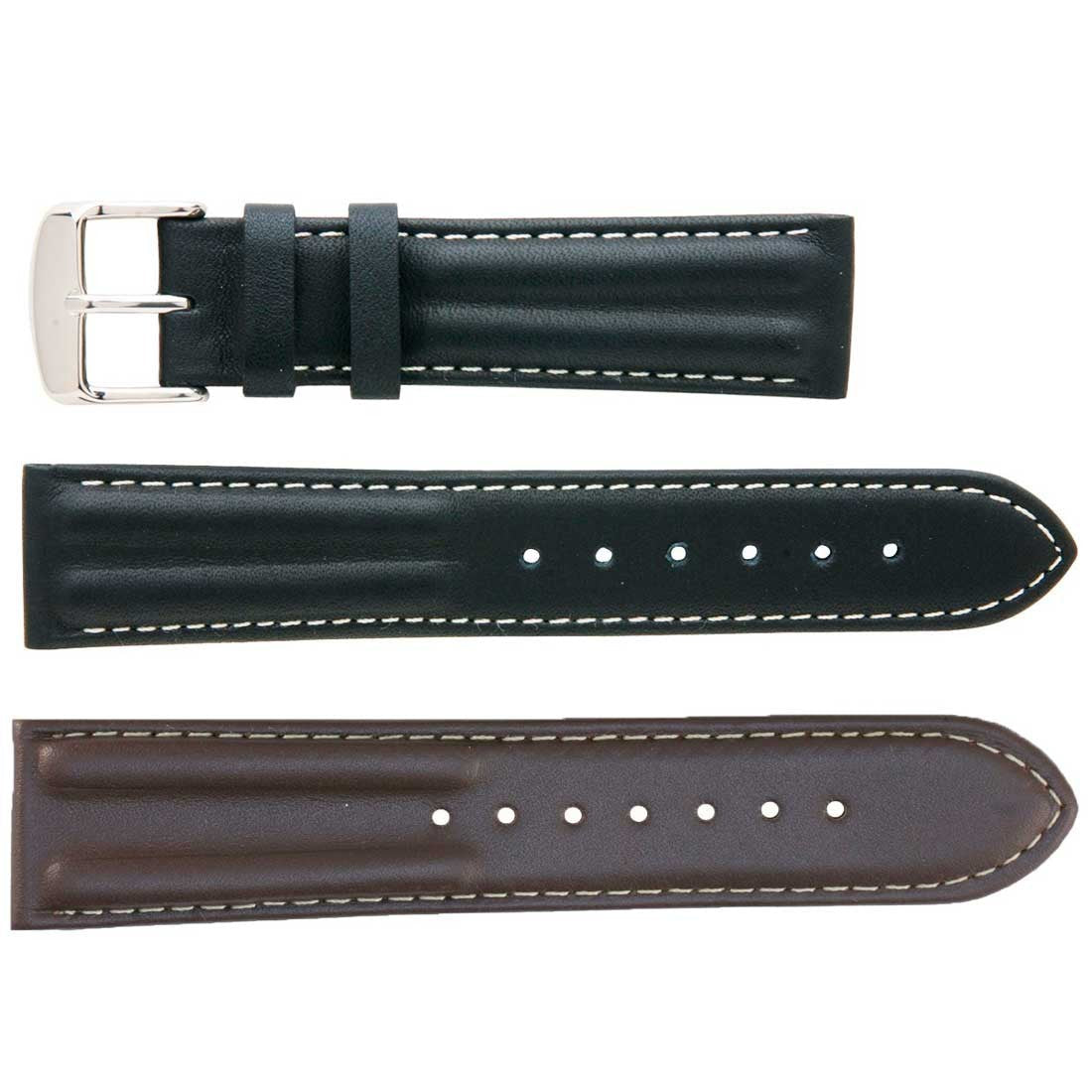 Banda No. 506 Smooth Waterproof Fine Leather Straps (12mm~24mm)