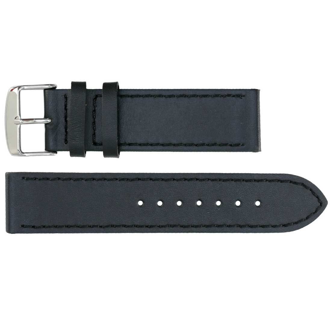 Banda No. 512 Smooth Waterproof Fine Leather Straps (12mm~24mm)