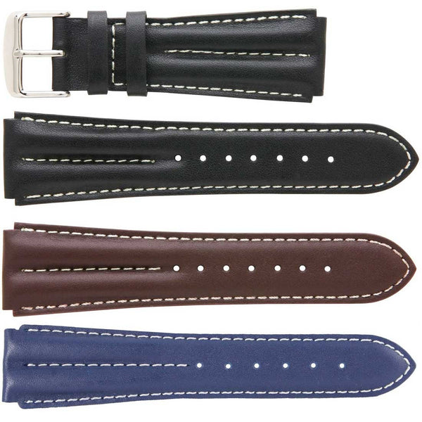 Banda No. 526 Smooth Waterproof Fine Leather Straps (12mm~24mm)