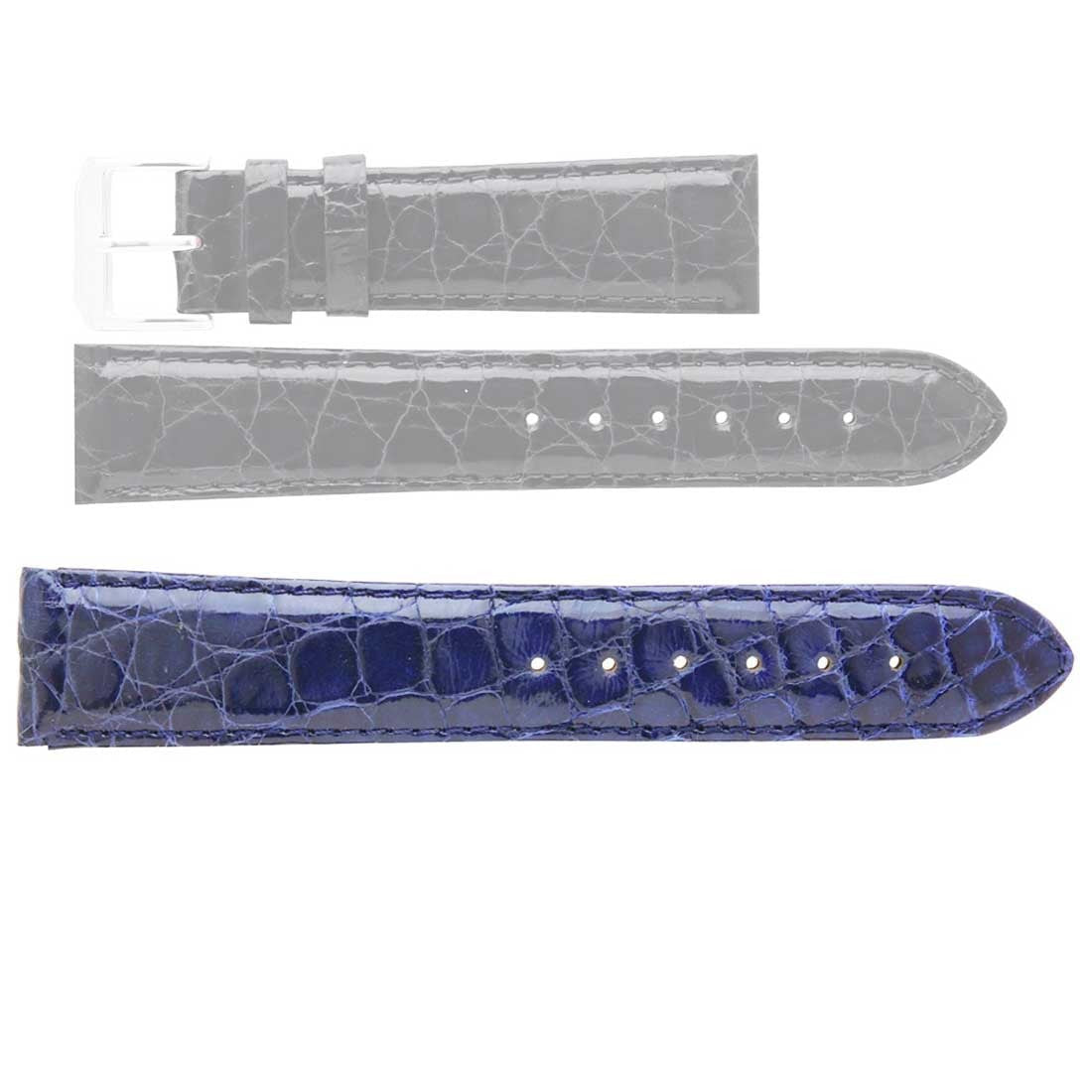 Banda No. 603 Genuine Crocodile Fine Leather Straps (10mm~24mm)