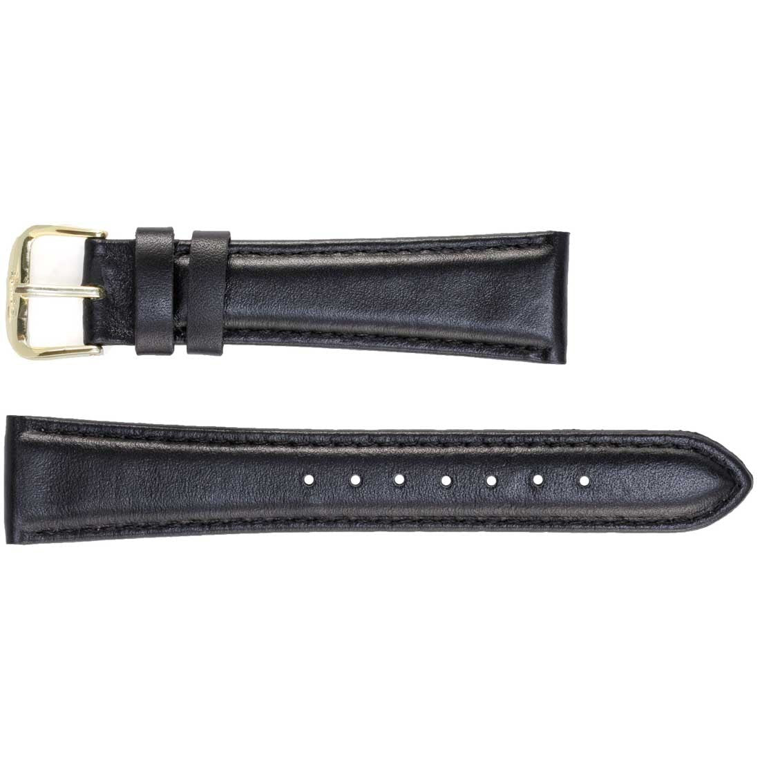 Banda No. 203 Smooth Calfskin Fine Leather Straps (8mm~24mm)