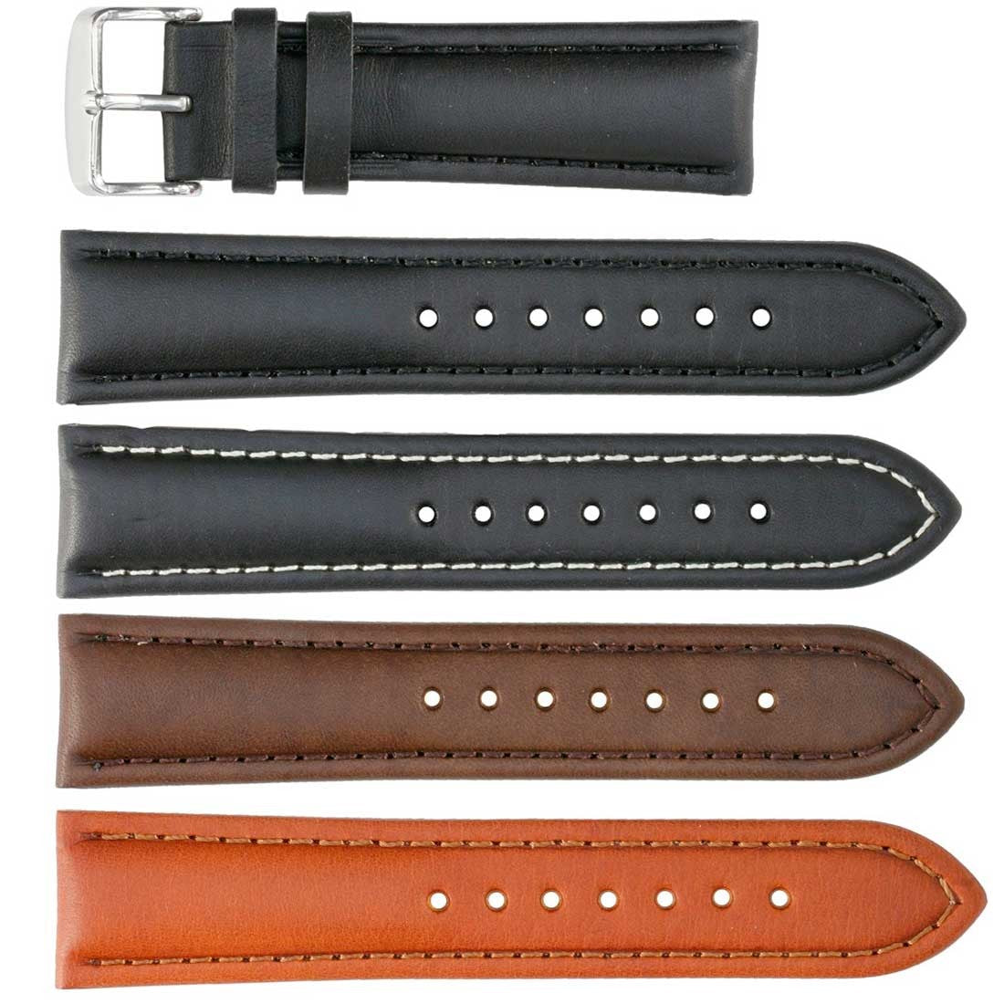 Banda No. 240 Breitling Style Leather Straps (18mm~24mm)