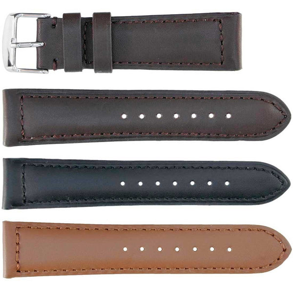 Banda No. 527 Long Smooth Waterproof Fine Leather Straps (18mm~28mm)