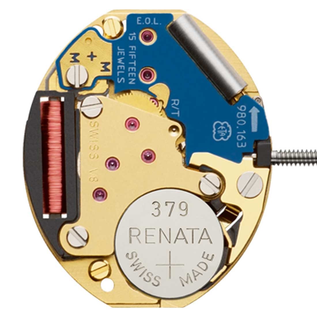 ETA 980.163 Swiss Movement 2 Hands (Various Heights)