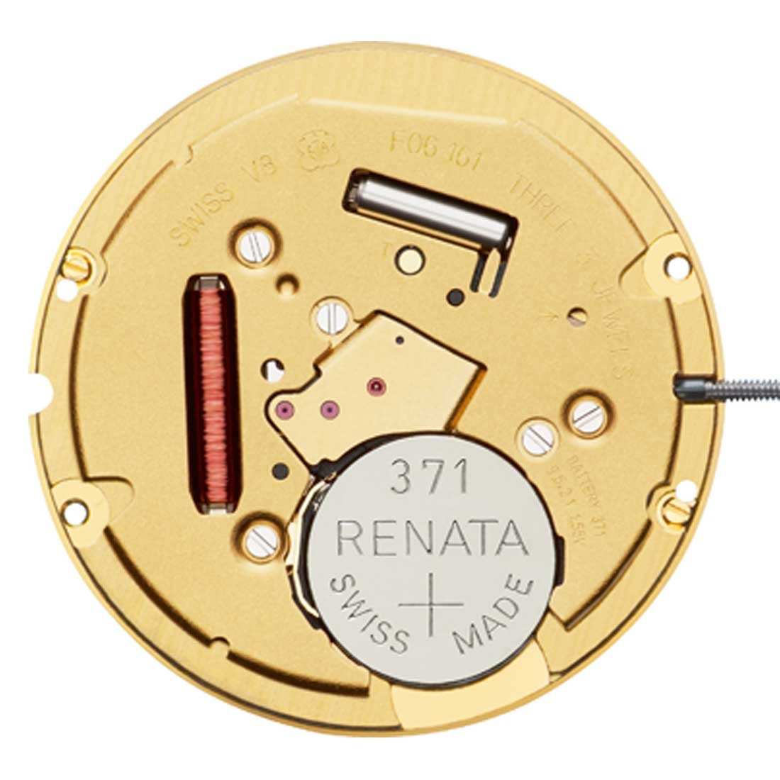 ETA F06.161 3 Hands Swiss Made Quartz Movement Ht. 5.10MM