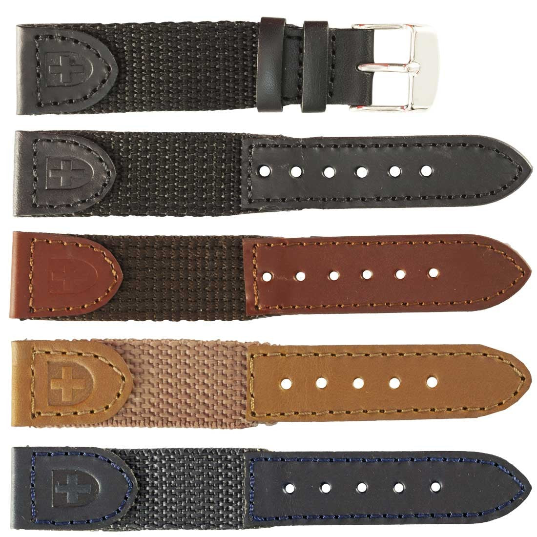 Banda No. 789 Military Style Fine Leather Straps (16mm~22mm)