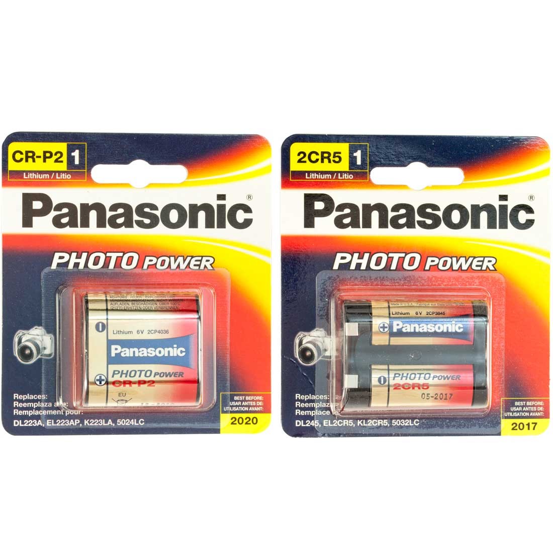 Panasonic Batteries for Photo Power Cameras
