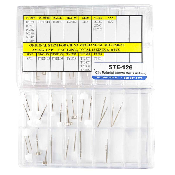 STE-126, Chinese Mechanical Movement Stems Assortment