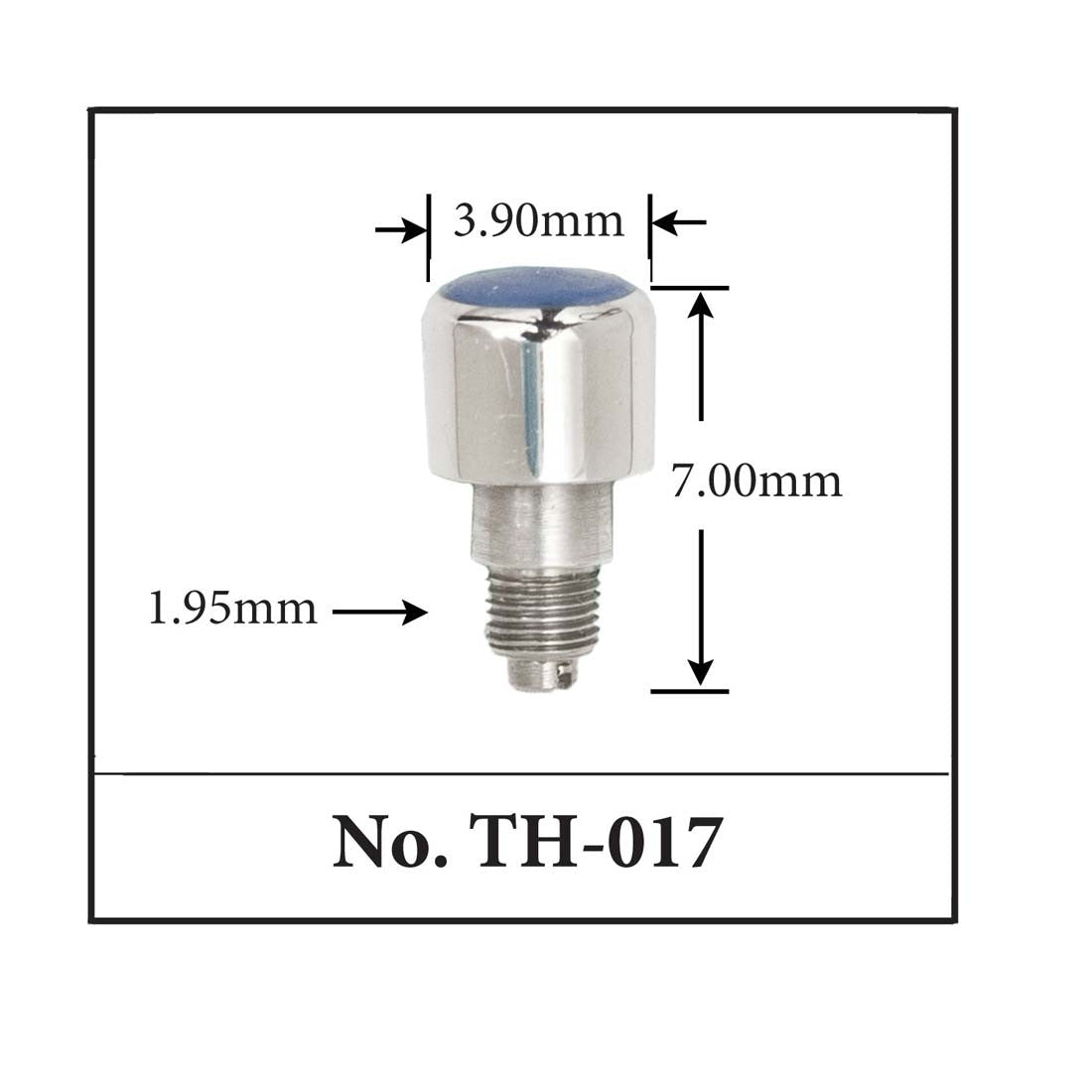 TH-017, Generic Pusher for TAG. (3.90mm x 7.00mm x 1.95mm)