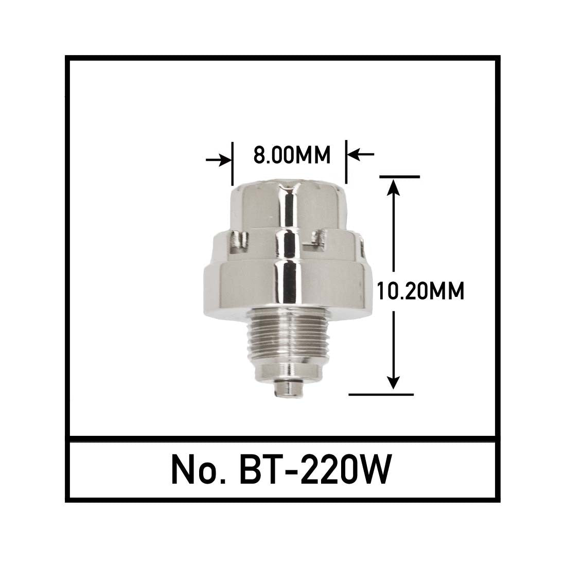 BT-220W, Generic Pusher to Fit BRTL. (8.0mm x10.2mm)