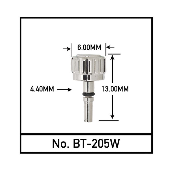 Stainless Steel Pusher for Breitling (6.0mm x 4.4mm x 13mm)