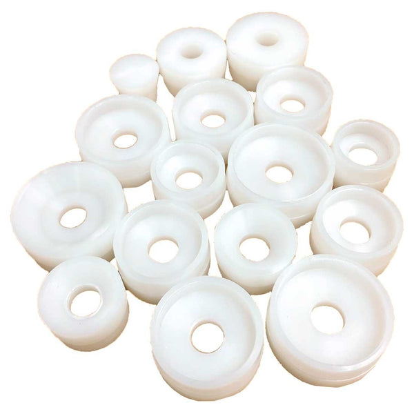 Set of 16 Bevel/Straight Plastic Dies to fit BB Press (MADE USA)
