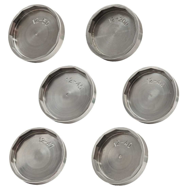 Set of 6 Case Back Opening Dies for Panerai (12 Sides) Sizes 35.5, 37.4, 38.8, 39.1, 41.2, 43.3mm