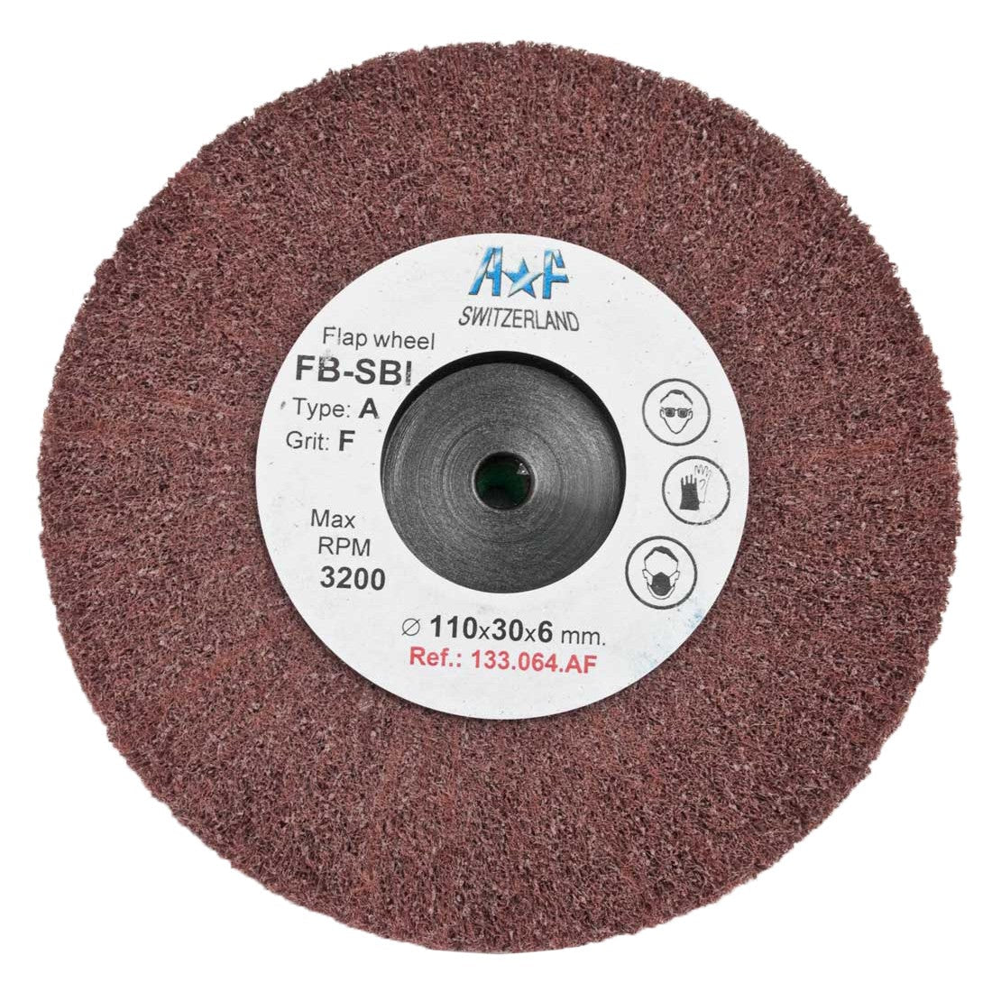 AF Switzerland Abrasive Flap Wheel - Fine (Aluminum Oxide)