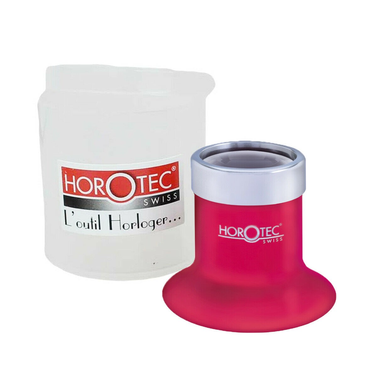Loupe D'horloger Horotec 00.002-3.5 - Grossissement X3.75 Avec Bague à Vis, Neuve Avec étiquettes