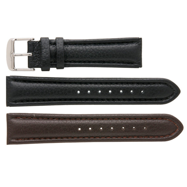 Banda No. 345 Long Buffalo Grain Fine Leather Straps (16mm~24mm)