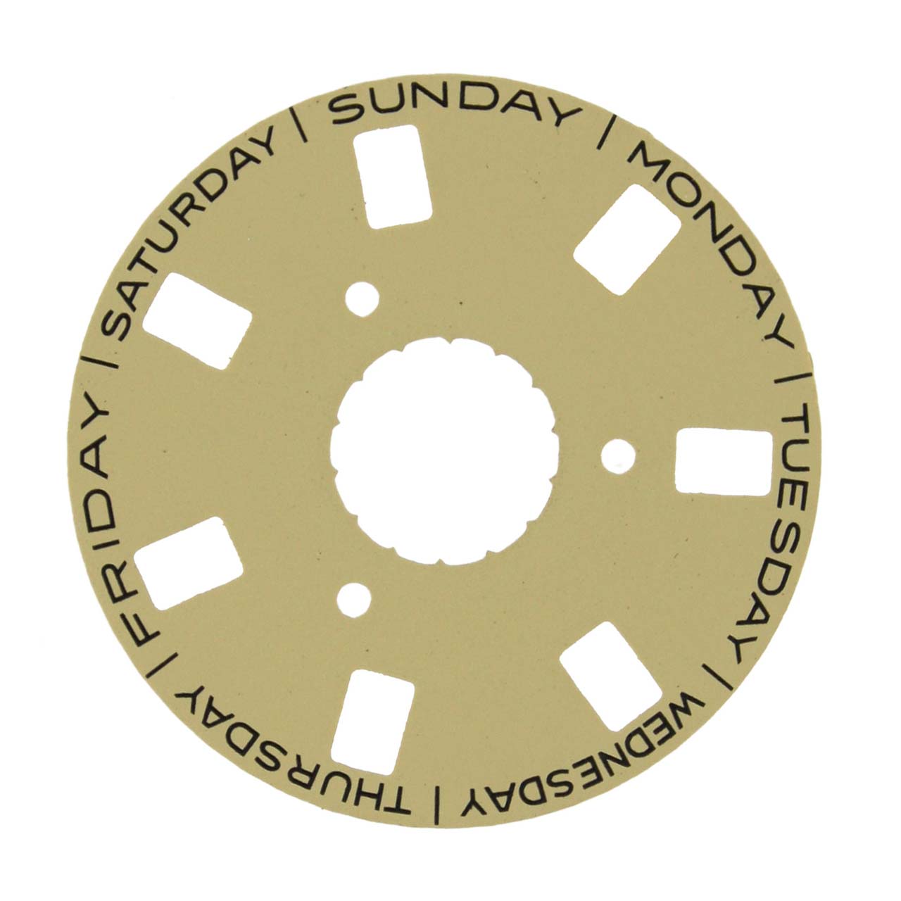 Replacement Date Dial Discs for Rolex Calibers (Various Styles)