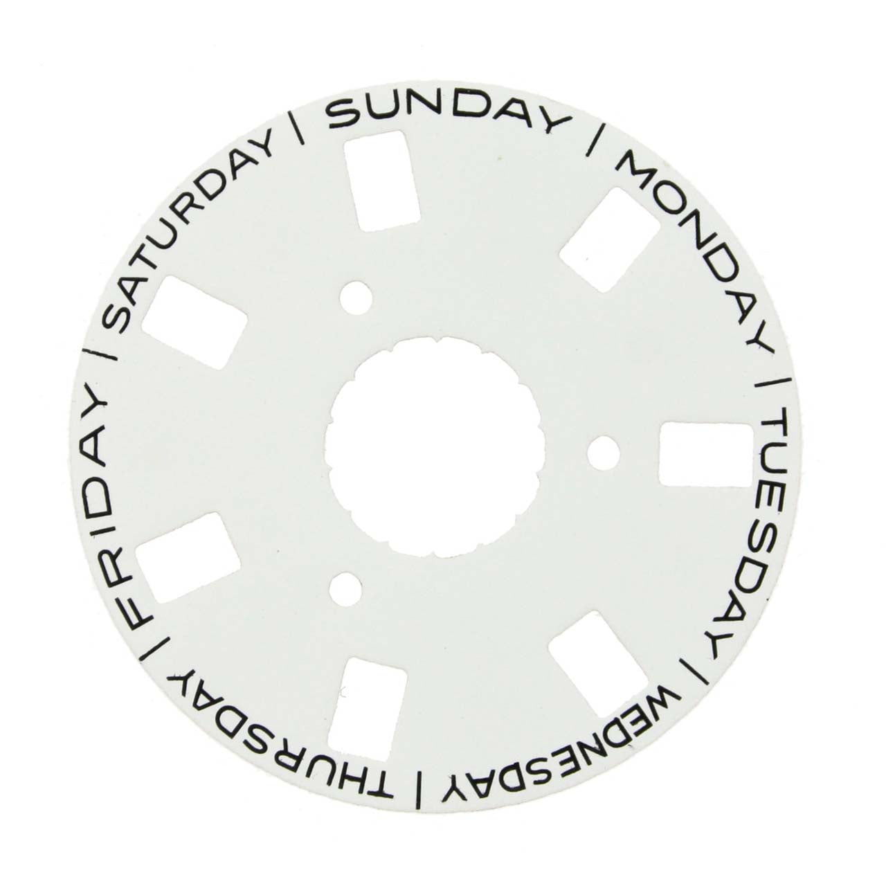 Replacement Date Dial Discs for Rolex Calibers (Various Styles)