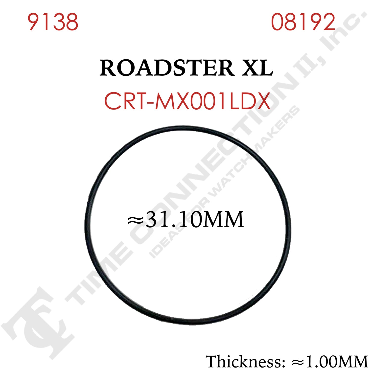 Original Cartier Round Case Back / Crystal Gaskets for Cartier Watches