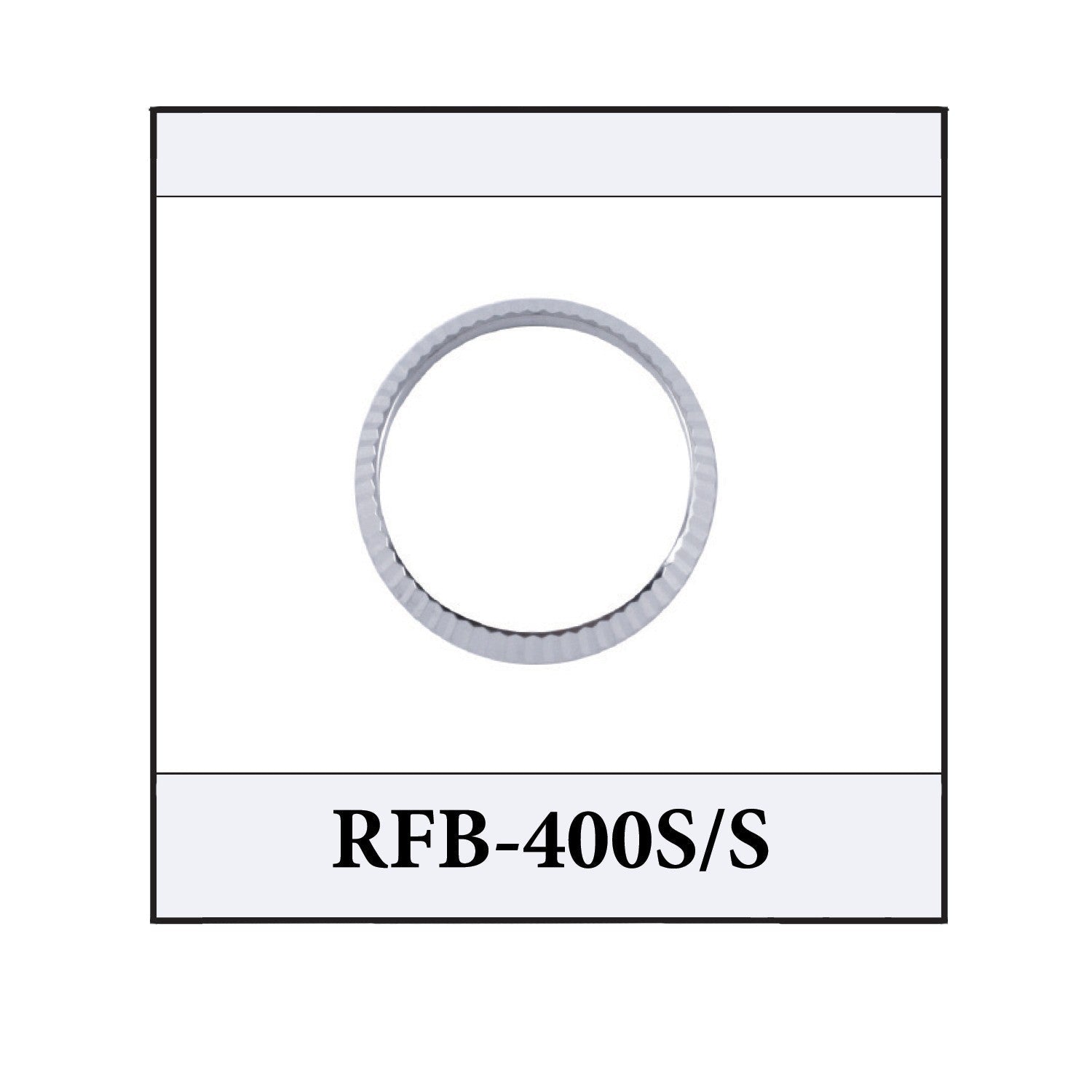 Generic Rolex Stainless Steel Fluted Bezel