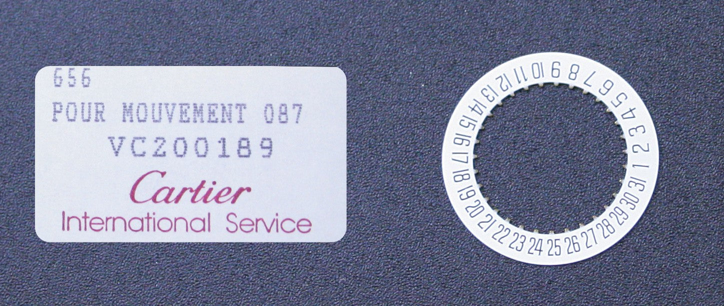 Original Calendar Discs for Cartier