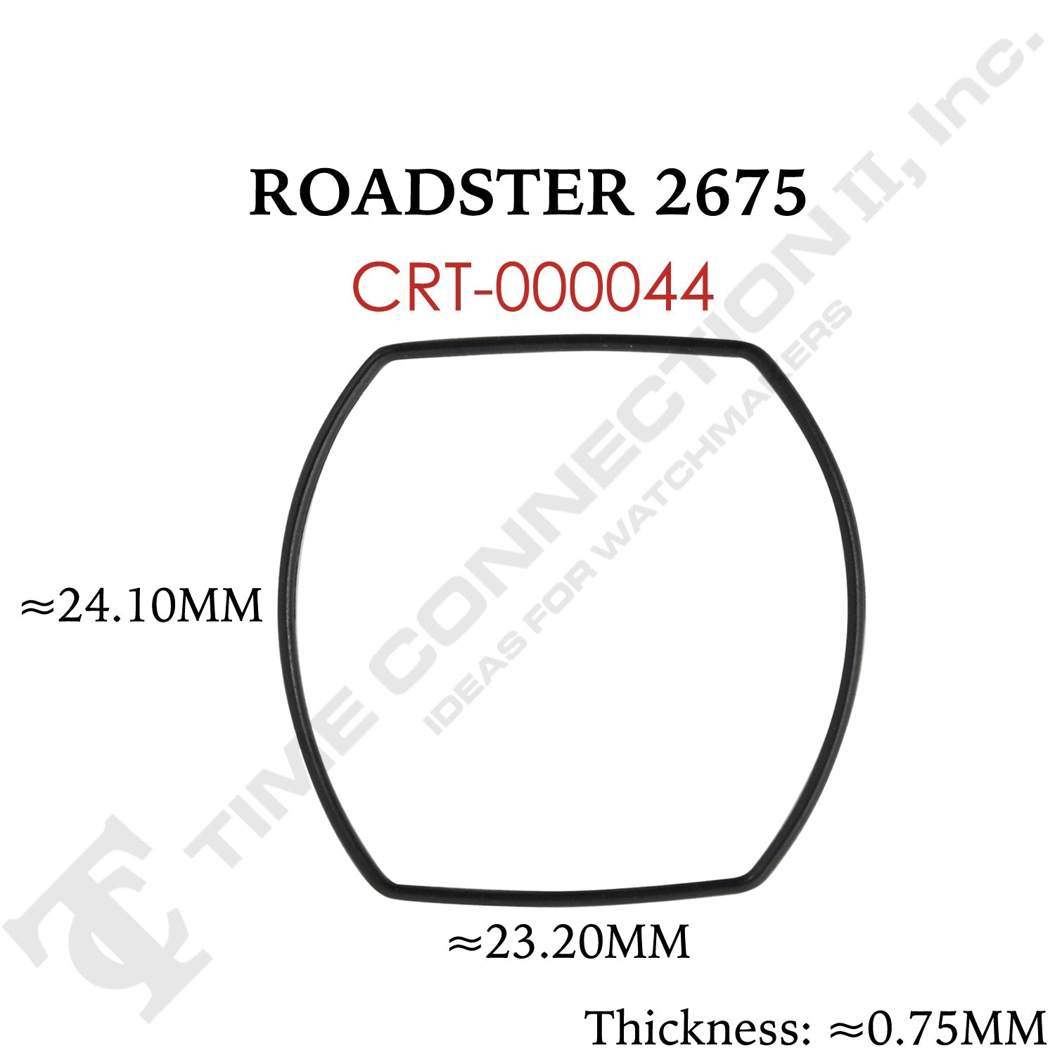 Original Cartier Barrel Case Back / Crystal Gaskets for Cartier Watches