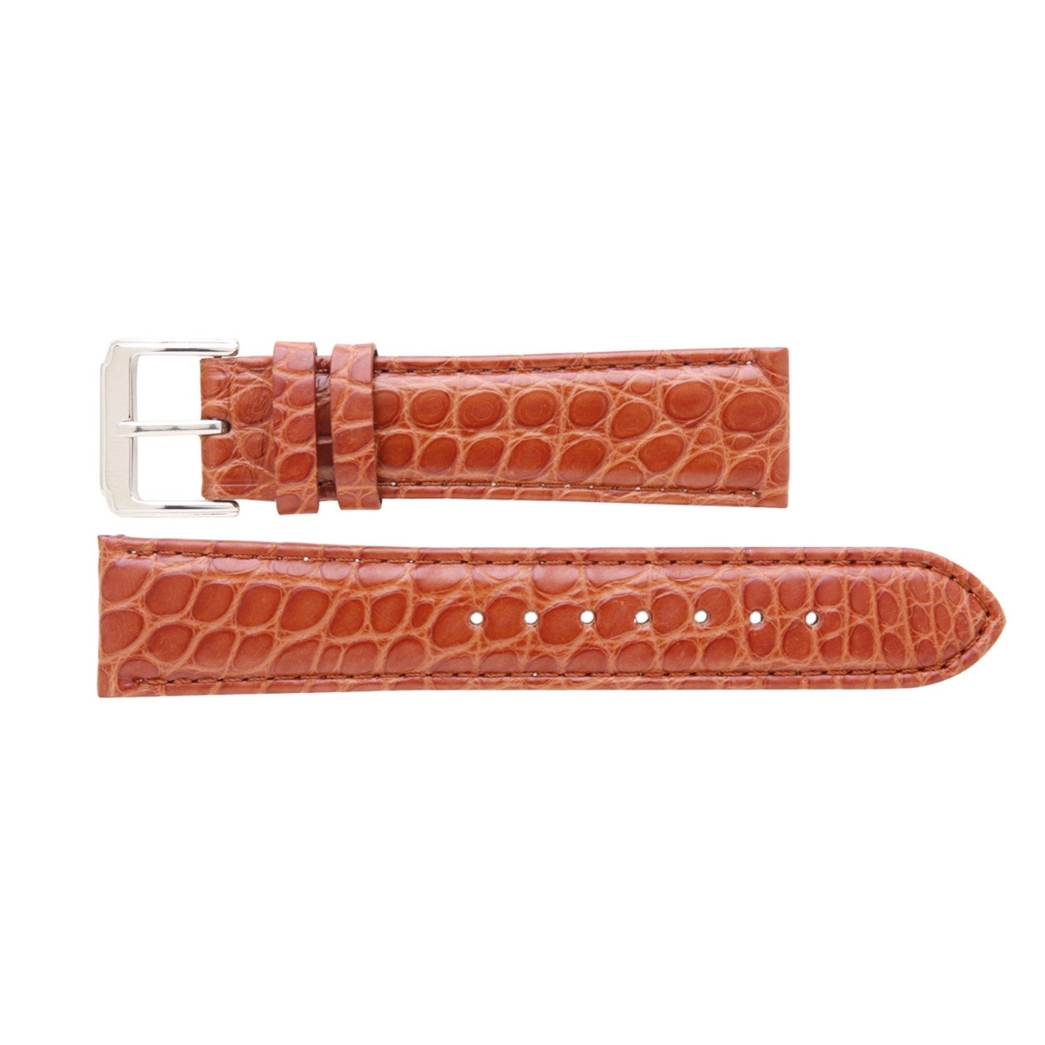 Banda No. 631 Genuine Crocodile Fine Leather Straps (18mm~24mm)