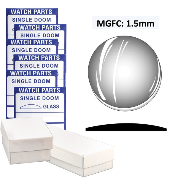 MGFC: 1.5mm Dome Flatback Crystal (35.5~50.0mm) Extra Large Size, Set of 30 PCs.